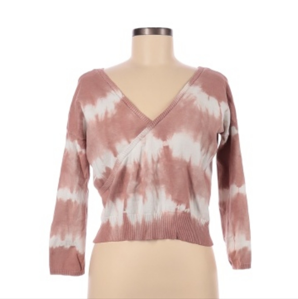Fate ladies tie dye cropped sweater